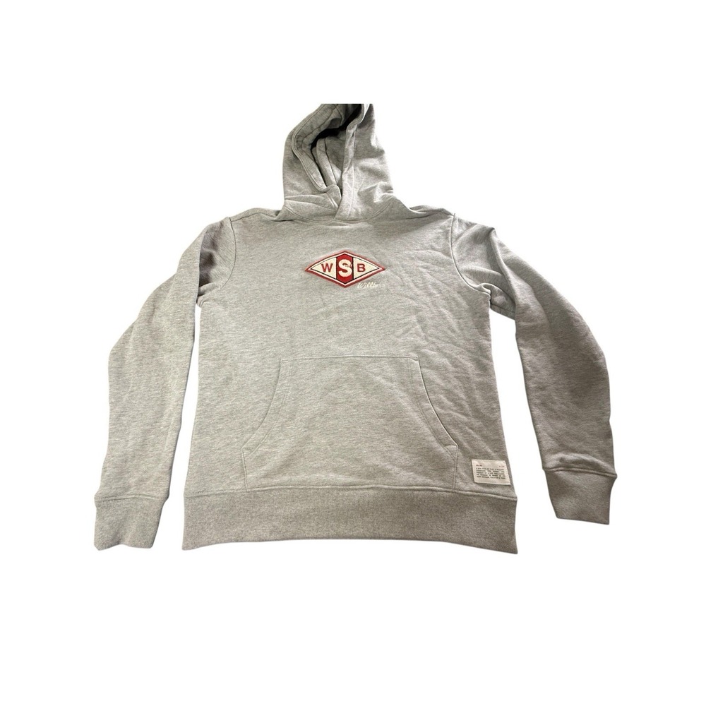 Willbō Port Sport WSB Diamond Patch Pullover Hoodie Gray XS
